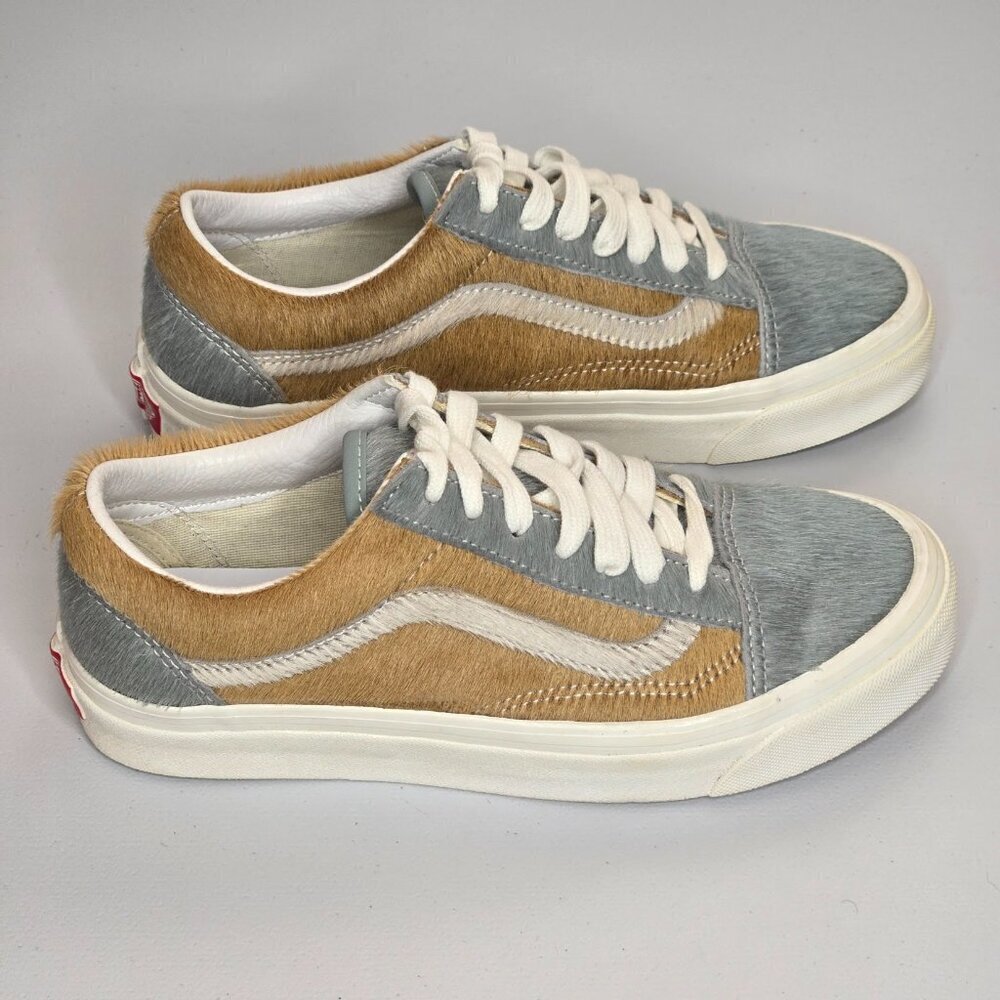 Vans Old Skool 36 DX Anaheim Factory Gray Pony Sneaker Women Sz 7 Mens Sz 5.5 - Picture 3 of 9